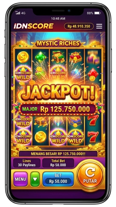 Cuplikan layar menu unduhan idnscore untuk perangkat Android