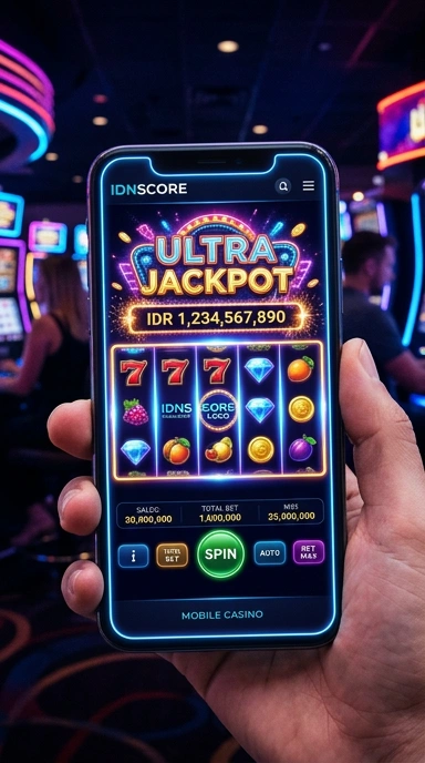 Galeri pratinjau visual idnscore build APK resmi terbaru
